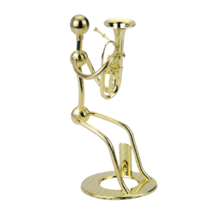 High quality copper figurine pen container fo
